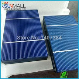 Freeshipping 100pcs 2.1W 78x156mm(3"x 6") Polycrystalline Solar Photovoltaic Cells for DIY, high efficiency--good quality