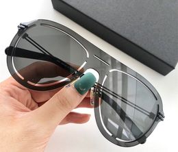 Wholesale-Trend Designer Sunglasses LL-Flash Half-rimmed Glasses Hollow design at the bottom of lens Clear lens Eyewear UV400 Protection