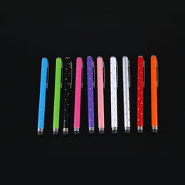 Bling Capacitive Touch screen pen stylus colorful for Iphone X 8 7 7p 5 5S SE 6 6S 4.7 plus 5.5 Samsung galaxy S7 S4 S5 S6 edge note 4 5