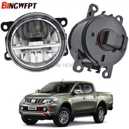 2PCS Car-Styling Led Fog Lights white light H11 12V Halogen Fog Head Lamp 55W For Mitsubishi Triton ML MN 2006-2015