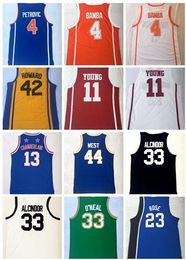 2019 online store University College Basketball wear,11 Young 42 HOWARD 33 ALCINDOR 30 CuBBY 11 IRVING 4 PETROVIC 7 Doncic 23 Rose jerseys