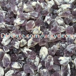 500g 20-30mm Random Size Genuine Raw Elestial Amethyst Crystal Stones Points Special Natural Raw Rough Amethyst Druzy Quartz Gemstone Geode