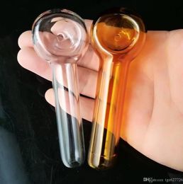 Colour straight pot glass bongs accessories , Glass Smoking Pipes Colourful mini multi-colors Hand Pipes Best Spoon glass Pipe