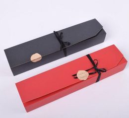 New Black and Red color Chocolate Paper Box Valentine's Day Christmas Birthday Party Chocolate Gifts Packaging Boxes