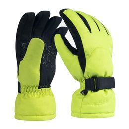 Youpin Waterproof Ski Gloves Sports Motorcycle Multi-function Gloves Size L - Green