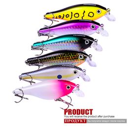 1 6pcs set new 85mm 11g 4 hook bionic rock fishing bait fishing tackle baits swimbait wobbler plastic