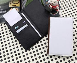 30pcs sublimation passport card holders cover heart transfer printing leather passport case