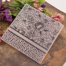 Craft Card Making Scrapbooking Clear Stamps Photo Album 1 Pcs Wedding Decor Template Paper Cards Plastic Embossing Folder