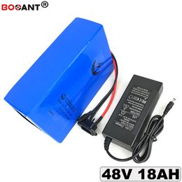 Free Shipping 48V 18Ah Lithium battery E-bike battery 48V for Bafang BBS 500W 1000W Motor Electric bike battery 48V +2A Charger