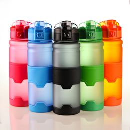 500ml Sports Water Bottle Plastic Water Bottle with Leak Proof Flip Top Lid BPA Free Leak Proof Tritan Lightweight Bottles for Outdoors