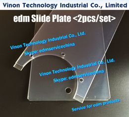 (2pcs/set) AQ400 edm Slide Plate Set for Sodic AQ400L Wire Cut EDM Machine 3035572 use good acrylic material provide long service life