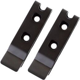 2PCS/LOT Kydex Holster Quick Clips with Screw Tactical Knife Sheath Gun Holster Stainless Steel Belt Clip