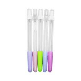 7ml Portable Refillable Plastic Makeup Clear Empty Sprayer Bottle Perfume Cosmetic Atomizers Spray 0.3mm Stylo Gel Pen with Spray Bottle