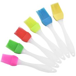 BBQ Tools Silicone Oil Brush high temperature Silicone Baking Bakeware Bread Cook Pastry Oil Cream Basting Brush LX8518