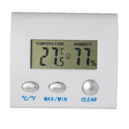 Digital LCD Temperature Humidity Hygrometer Thermometer Thermo weather station termometro reloj