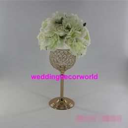 Wedding event decorative walkway crystal pillars decor0767