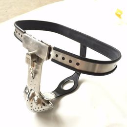 New BDSM Fetish Male Stainless Steel Chastity Belt Penis Scrotum Bondage Cock Cage Bondage Sex Toy For Man Underwear Adult Products