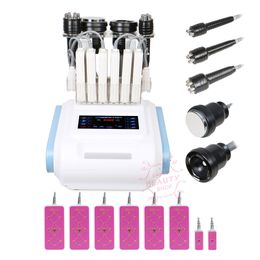 Best Price 6in1 Ultrasonic Cavitation Radio Frequency Bipolar Cellulite Removal Slimming Vacuum Weight Loss Beauty Equipment For Salon Use