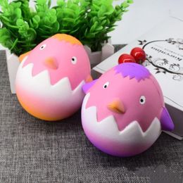 2017 Hot Sell Squishy toys Super cut 4color Chick Soft Squeeze cellphone pendant Novelty Toys gift for children Decompression toy