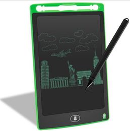 fast 8.5 inch Rough Handwriting Colourful Writing Tablet Portable LCD Electronic Notepad Drawing Graphics Pad Blackboard With Button Battery