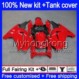 +Tank For KAWASAKI ZX250R EX250 08 09 2010 2011 2012 201MY.113 EX 250 ZX 250R EX-250 ZX-250R EX250R 2008 2009 10 11 12 Fairing Red Sale Top