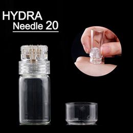 Automatic Hydra Needle 20 bottle Aqua Micro Channel Mesotherapy Gold Needle Fine Touch System derma stamp FDA
