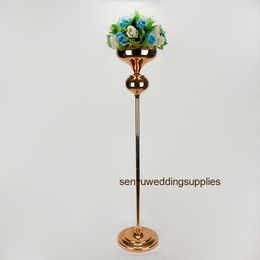 120cm tall )new style Tall gold metal wedding flower stand centerpieces for decoration senyu0274