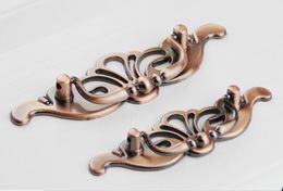 European classical hardware handle cabinet chest door handle retro makeup box drawer handle 64mm from the hole