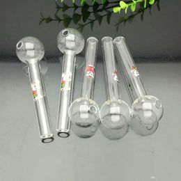 Colour cartoon logo mini-glass direct-fired pot Glass Bongs Oil Burner Pipes Water Pipes Rigs Smoking