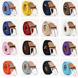 Canvas Belt 3.3*110CM 60 Colours Women belts girl Belt Fashion waistband Student belts jeans strap Christmas gift