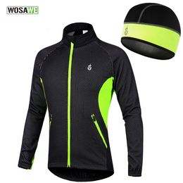 Wosawe Jacket Windbreaker Catch Down Windbreak Loose Coat Cycling Jacket Cycling Wear Keep Warm Catch Velvet You Suit