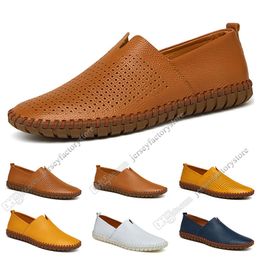 New hot Fashion 38-50 Eur new men's leather men's shoes Candy colors overshoes British casual shoes free shipping Espadrilles sixty-one