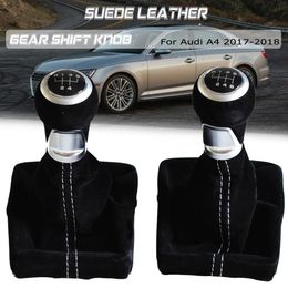 Velocity Concepts Universal Red Stitch Black Suede Shifter Shift Gear Boot Cover Manual//Auto JDM