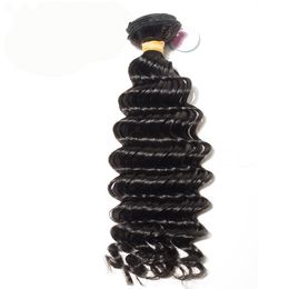 Brazilian Peruvian Indian Malaysian Deep Curly Body Wave Silk Straight Loose Wavy Virgin Human Hair Extensions
