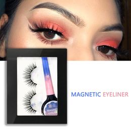 Magnetic Eyeliner Magnet Mink False Eyelashes for Eyelash Set