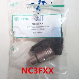 Freeshipping original FOR NEUTRIK connector 60PCS/LOT 30PCS NC3MXX + 30PCS NC3FXX Male et femelle Un ensemble 3 Broches XLR Connecteur avec