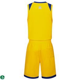 2019 New Blank Basketball jerseys printed logo Mens size S-XXL cheap price fast shipping good quality Yellow Y004AA1nQ