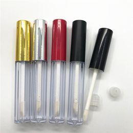 3.5ml clear frosted Makeup Liquid Empty Lipstick Lip Gloss Tubes Cosmetic Packaging Container Fast Shipping F1830