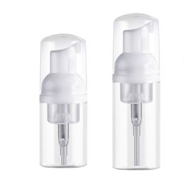 quality white clear 30ml 60ml Plastic Soap Dispenser Bottle Clear White Foam Pump Bottle Soap Mousses Liquid Dispenser Foaming Bottle