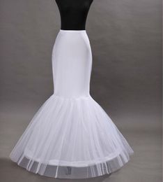 Hot 1 hoop Net Petticoat Wedding Dress Mermaid Crinoline Prom Evening Dresses Petticoats Bridal Wedding Accessories