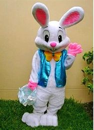 2019 Discount factory sale Easter Bunny Mascot Costumes Rabbit Adult Easter Party Clothing Fancy Dress Free Shipping