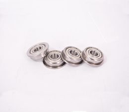 500pcs F697ZZ F697Z F697 Z ZZ F697-ZZ 7x17x5mm mini flange deep groove Ball Bearing Metal cover 7*17*5mm