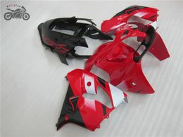 Custom Bodywork sets for Kawasaki Ninja ZX-9R 02 03 fairing body kits 2002 ZX9R 2003 ZX 9R red black ABS fairings set
