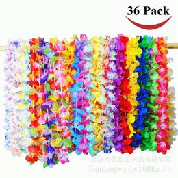 Factory Outlet Amazon Explosion Hawaiian Wreath 36 Color 36 Combination Set Carnival Party Supplies