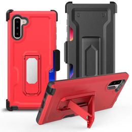 Phone Cases for S20 Note 10 Defender Belt Clip Holster Stylo6 K51 A01 A21 G Stylus MOTO E7 Aristo5 K31 Combo Kickstand Hard Card Pocket