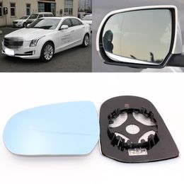 For Cadillac ATS L large field of vision blue mirror anti car rearview mirror heating wide-angle reflective reversing lens