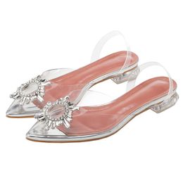 flat clear shoes