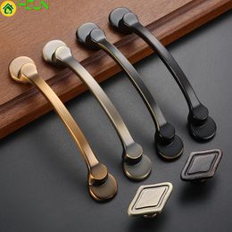 2pcs High Quality American Style Black Handles for Furniture Drawer Cabinet Kitchen Pull Handles Knobs Handle Wardrobe Z-1131