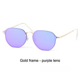 Wholesale-Sunglasses Women Vintage Brand Designer Womens Sun glasses Square Irregular Eyewear Pink Shades Female with case and box