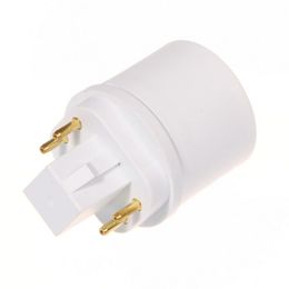 Freeshipping (SPL-091-L0) GX24Q-1 GX24Q-2 GX24Q-3 to E26 E27 adapter 4 pins GX24 to E27 E26 lamp socket adapter GX24 to E27 adapter